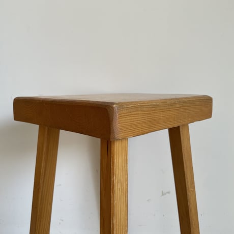 Square Seat Stool for Les arcs-2 / Charlotte Perriand / France, c1980