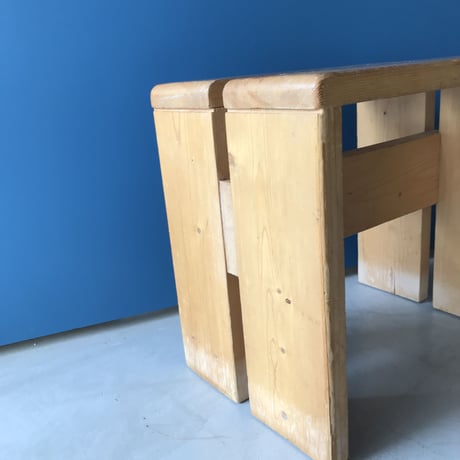 Slit Stool for "Les Arcs"-5 / Charlotte Perriand / 1970s