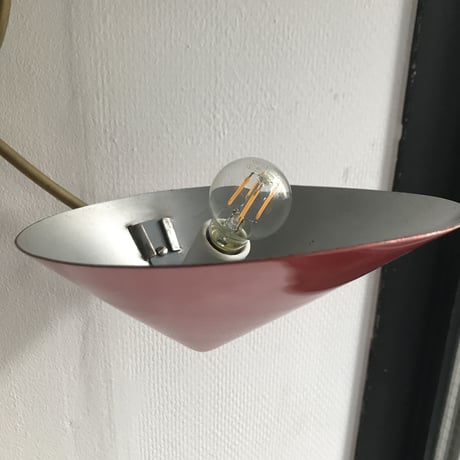 Italian Wall Lamp(Double) / unknown / Black&Red