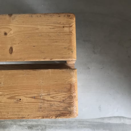 2 Planks Bench for "Les Arcs"-2 / Charlotte Perriand / 1970s