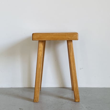 Square Seat Stool for Les arcs-1 / Charlotte Perriand / France, c1980