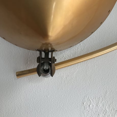 Italian Wall Lamp(Double) / unknown / Orange&Gold