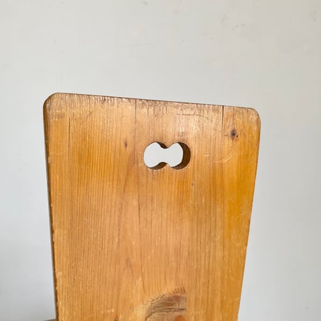Solid Pine Dining Chair from Trois Vallées / Rene Martin -2