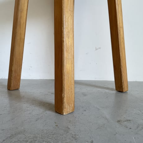 Square Seat Stool for Les arcs-1 / Charlotte Perriand / France, c1980