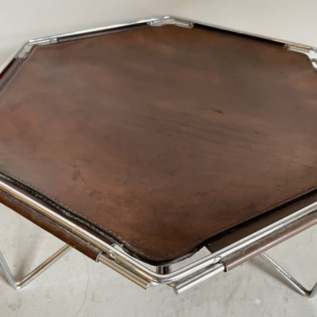 Hexagon Low Table / Rene Bertoux / Group S.A. / 1970s France