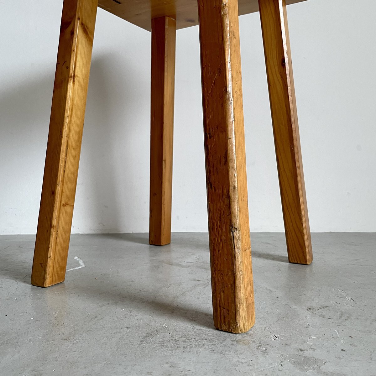 シャルロット・ペリアン Les Arcs スクエアスツール フランス Square Seat Stool for Les arcs-4 / Charlotte Pe