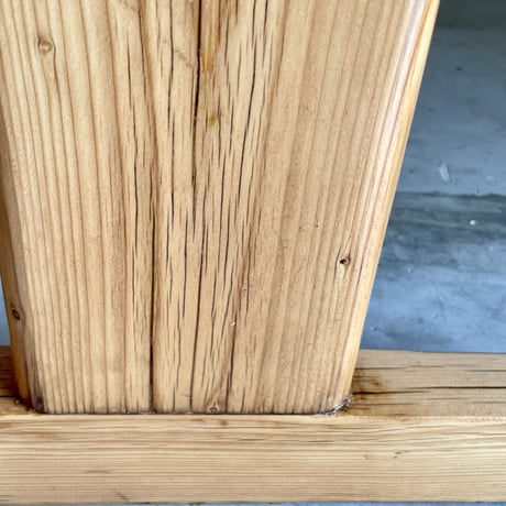 Solid Pine Round Drop Leaf Table / from Residence in Arc 2000 / France c.1980