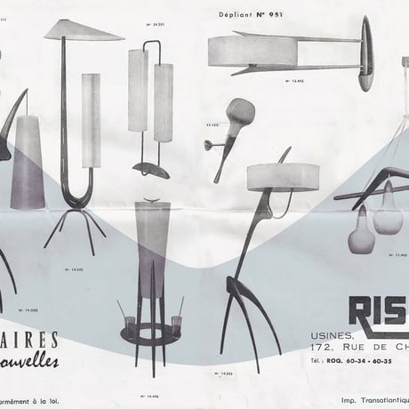 ※Build To Order / N°14.950 "the Praying Mantis"  Floor Lamp (Mahogany Sipo) / RISPAL PARIS