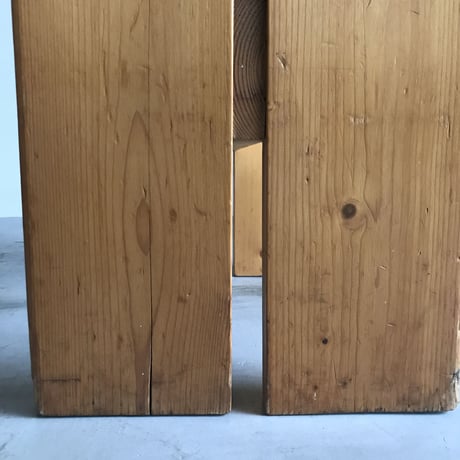 2 Planks Stool for "Les Arcs"-6 / Charlotte Perriand / 1970s