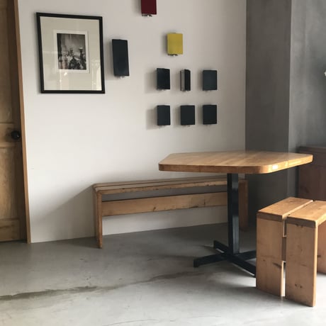 2 Planks Bench for "Les Arcs"-2 / Charlotte Perriand / 1970s