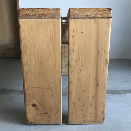 2 Planks Bench for "Les Arcs"-2 / Charlotte Perriand / 1970s