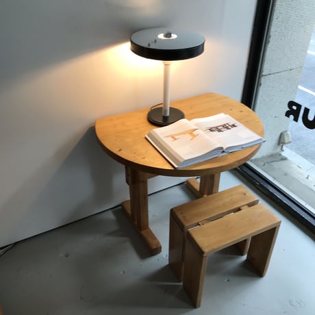 Round Table for "Les Arcs" / Charlotte Perriand / 1970s