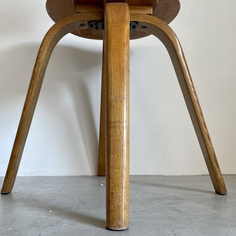 Steiner bow wood chair ペリアン ガーリッシュ Bow-Wood' chair by Hugues Steiner