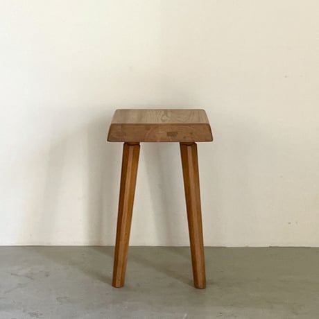 S 01 Stool with "DEMOYEN" stamp -1 / Pierre Chapo / ca.1970