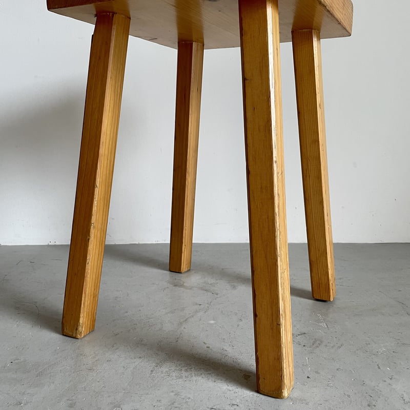 シャルロットペリアン　レザルク ハイスツール　ピエールガーリッシュ Charlotte Perriand / Les Arcs stool (B) - HARRYS ANTIQUE