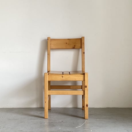 Solid Pine Dining Chair for Lesarcs-2 /Unknown / c.1980