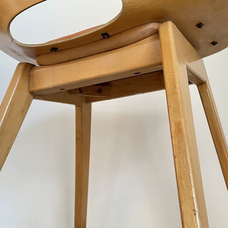 Amsterdam Chair-Wood Leg with Seat / A.R.P / Steiner c.1950