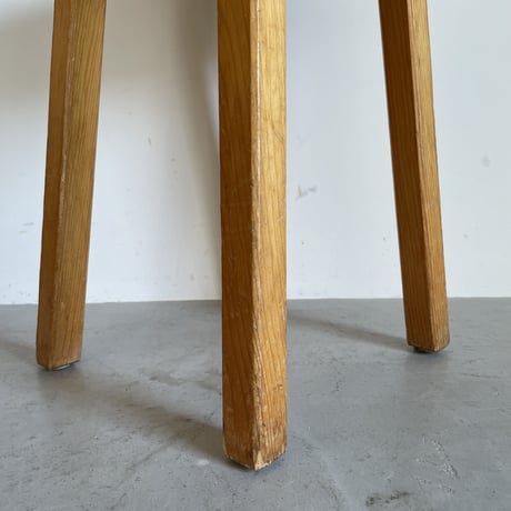 Square Seat Stool for Les arcs-2 / Charlotte Perriand / France, c1980