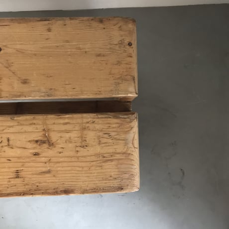 2 Planks Bench for "Les Arcs"-1 / Charlotte Perriand / 1970s