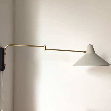 France  Brass Wall Lamp （ca.1950）