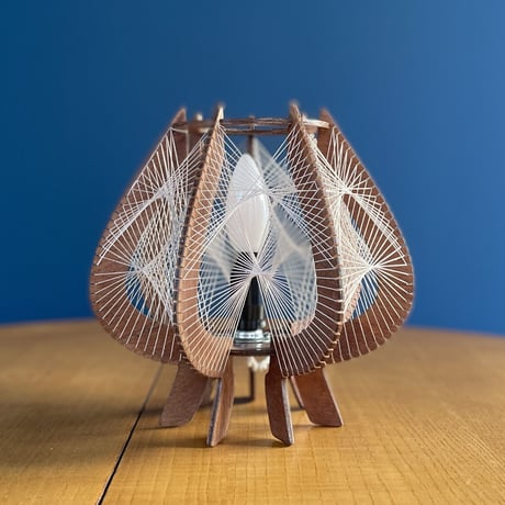 String Small Table Lamp / Unknown / c.1970 / from Czech