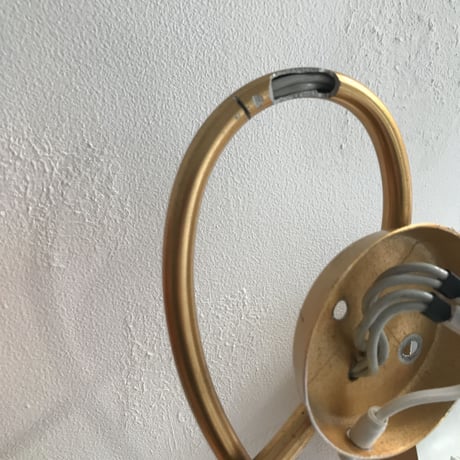 Italian Wall Lamp(Double) / unknown / Orange&Gold