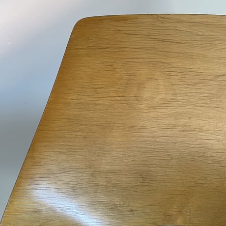 ［※PRICE/ASK］Tonneau Chair-Wood Leg-Green Seat / Pierre Guariche