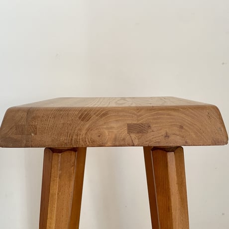 S 01 Stool with "DEMOYEN" stamp -1 / Pierre Chapo / ca.1970