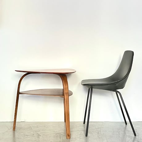 "Guéridon" Table-BOW-WOOD / Wilhelm von Bode/ STEINER / 1950s