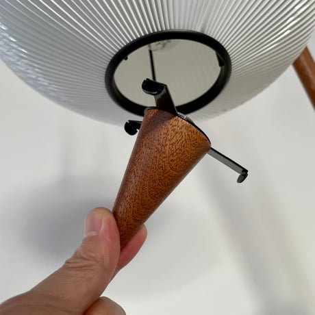 ※Build To Order / N°14.950 "the Praying Mantis"  Floor Lamp (Mahogany Sipo) / RISPAL PARIS