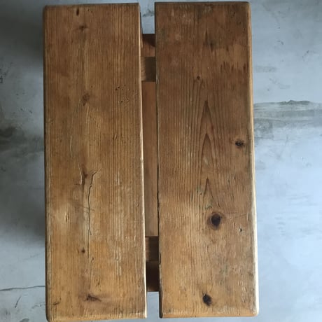 2 Planks Stool for "Les Arcs"-6 / Charlotte Perriand / 1970s