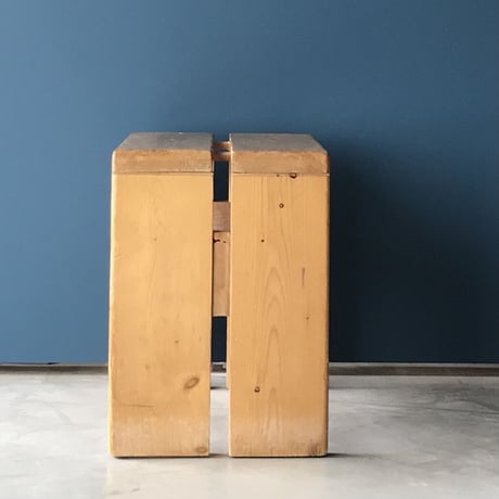 Slit Stool for "Les Arcs"-5 / Charlotte Perriand / 1970s