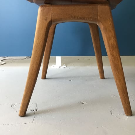 Amsterdam (Tonneau) Chair-Wood Leg / Pierre Guariche