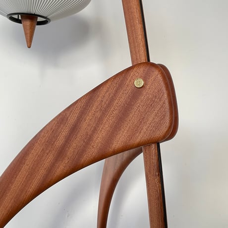 ※Build To Order / N°14.950 "the Praying Mantis"  Floor Lamp (Mahogany Sipo) / RISPAL PARIS