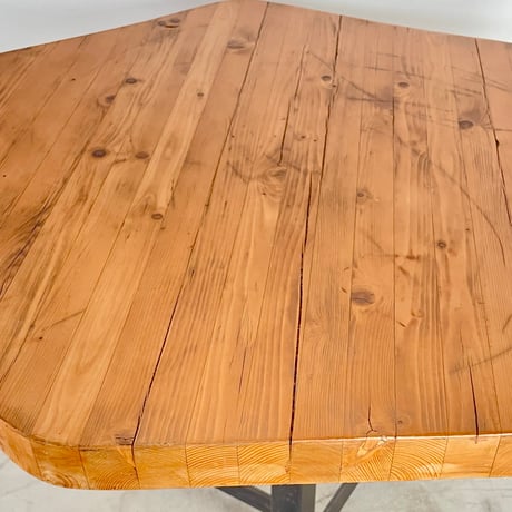 Pentagon Table for "Les Arcs" / Charlotte Perriand / c.1970