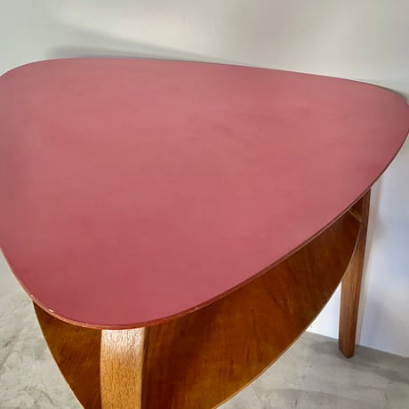 "Guéridon" Table-BOW-WOOD / Wilhelm von Bode/ STEINER / 1950s