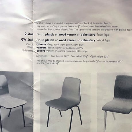 QW Stack chair/ Robin Day /ca.1950 UK