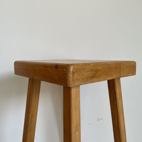 Square Seat Stool for Les arcs-1 / Charlotte Perriand / France, c1980