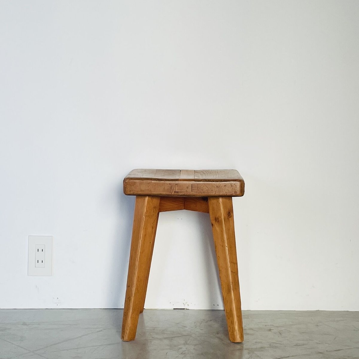 Solid pine stool for 