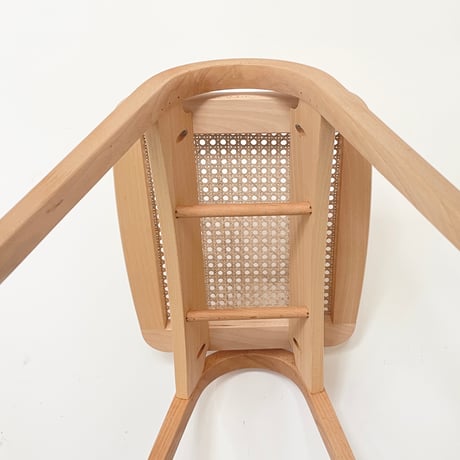 No,202R "Stacking Stool-Rattan" Oil finished/ Isamu Kenmochi