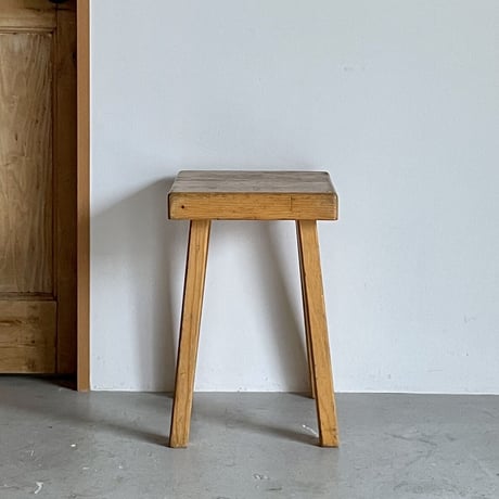 Square Seat Stool for Les arcs-5 / Charlotte Perriand / France, c1980