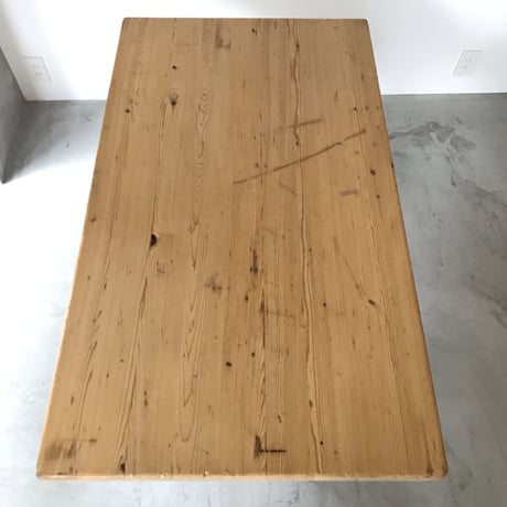Solid Pine Table 1200 for "Les Arcs" / Charlotte Perriand