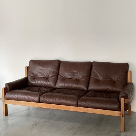 ［※PRICE/ASK］S32 Sofa (Solid Oak) / Pierre Chapo / ca.1960