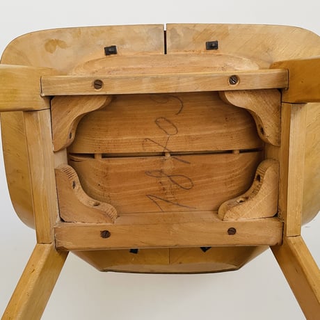 Amsterdam Chair-Wood Leg with Seat / A.R.P / Steiner c.1950