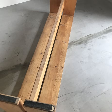 2 Planks Bench for "Les Arcs"-1 / Charlotte Perriand / 1970s