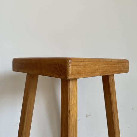 Square Seat Stool for Les arcs-1 / Charlotte Perriand / France, c1980