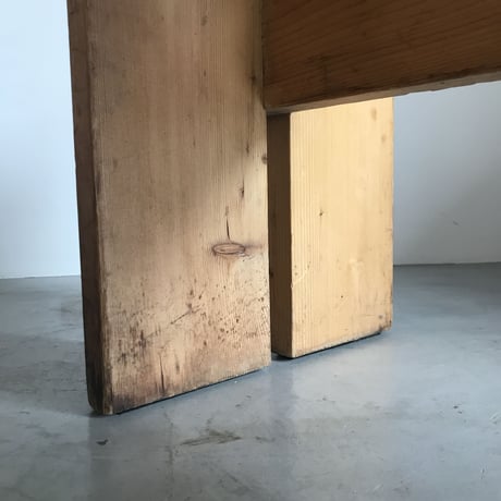 2 Planks Bench for "Les Arcs"-1 / Charlotte Perriand / 1970s