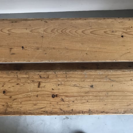 2 Planks Bench for "Les Arcs"-1 / Charlotte Perriand / 1970s