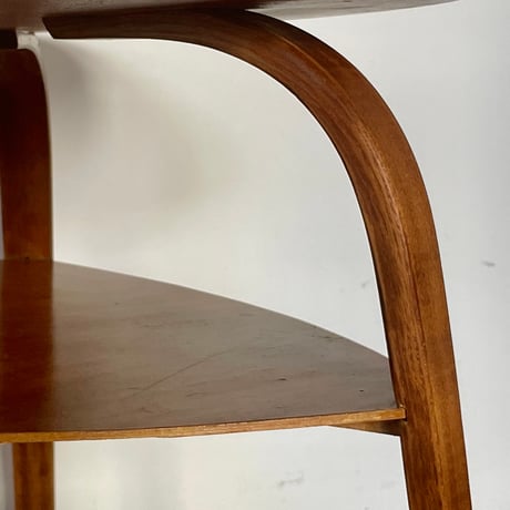 "Guéridon" Table-BOW-WOOD / Wilhelm von Bode/ STEINER / 1950s