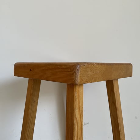 Square Seat Stool for Les arcs-3 / Charlotte Perriand / France, c1980